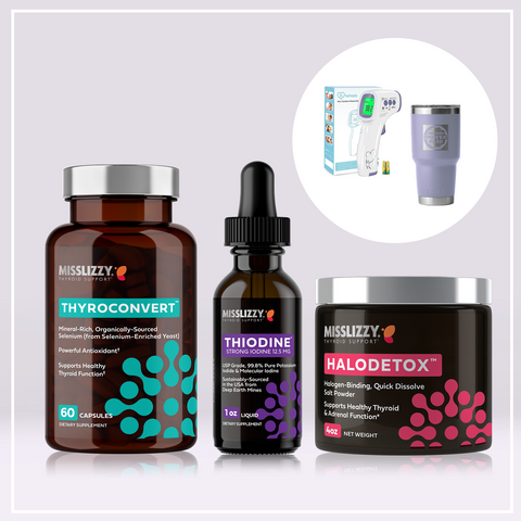 Thyroid Support Starter Bundle with Thermometer and Limited Edition Cup